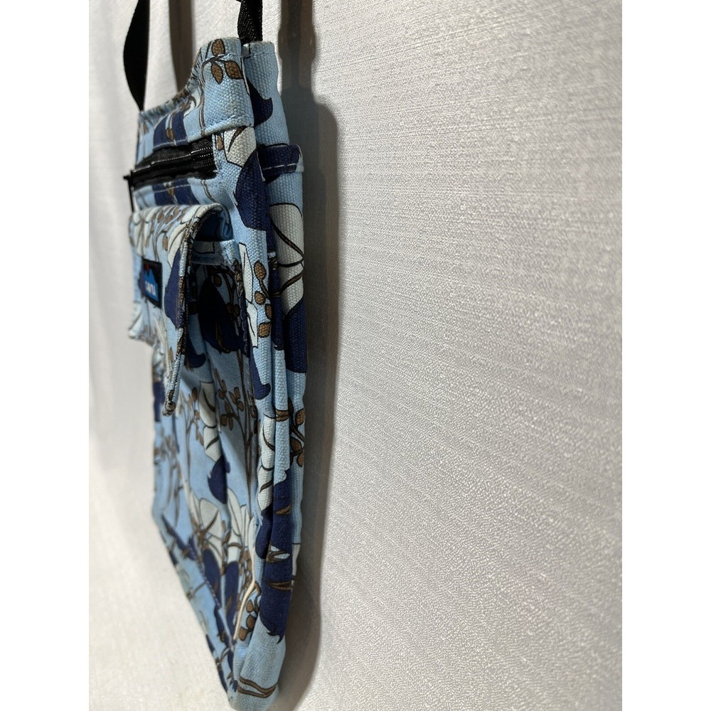Kavu Bag Womens One Size Blue White Floral Limited Edition Crossbody Purse - Picture 14 of 16